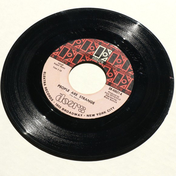 The Doors People Are Strange/Unhappy Girl 45 rpm Vinyl 7" Single Record EK-45621 - Picture 7 of 9